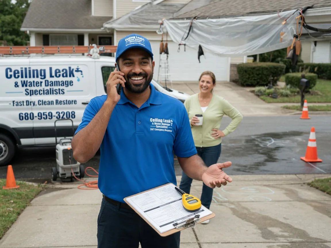 Ceiling Leak Cleanup Red Creek, WV FAQs